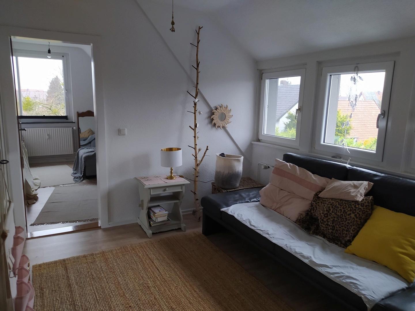 Vorn rechts eingerichtet