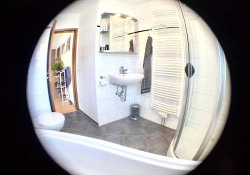 Schaumbaden im Winter