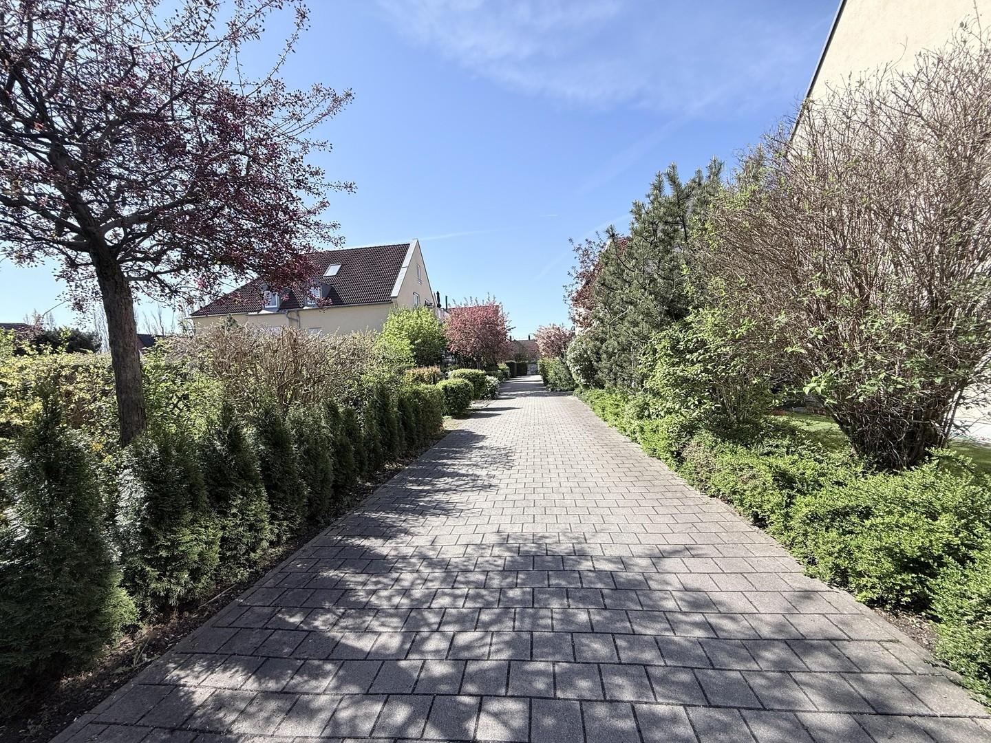 Blick in die gepflegte Anlage