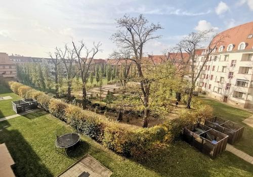 Blick vom Balkon