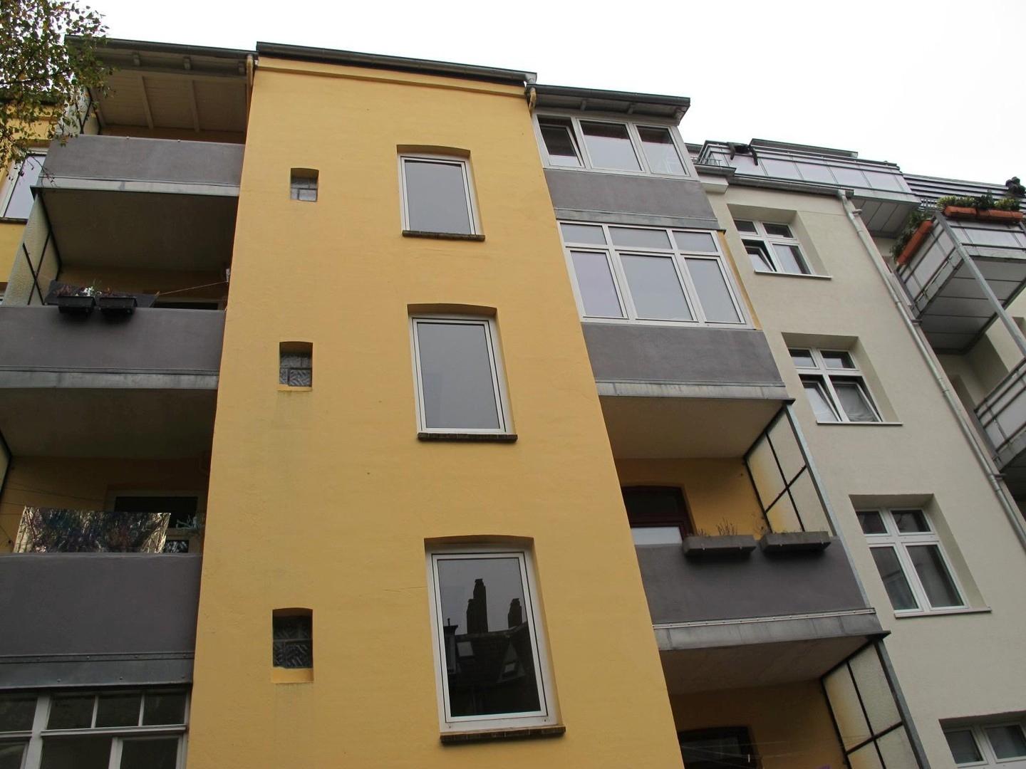 sanierte Rückfassade