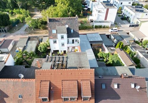 Dachansicht mit Blick auf Park