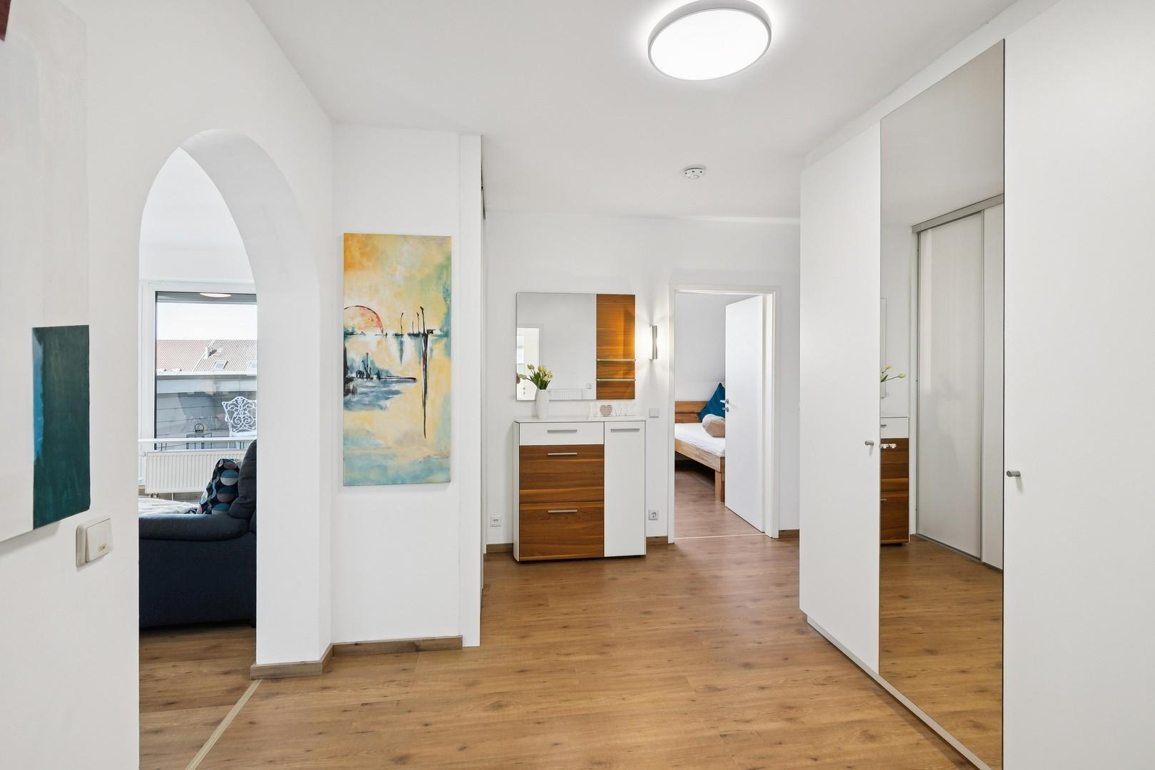 Flur mit viel Stauraum