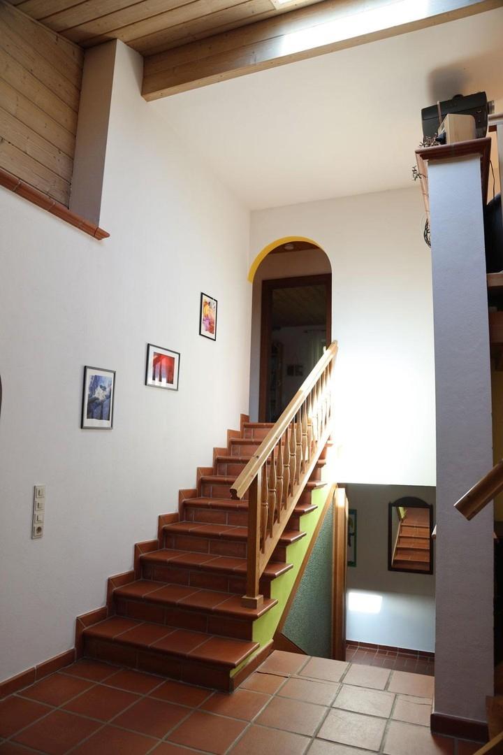 Treppe zu Ebene 3