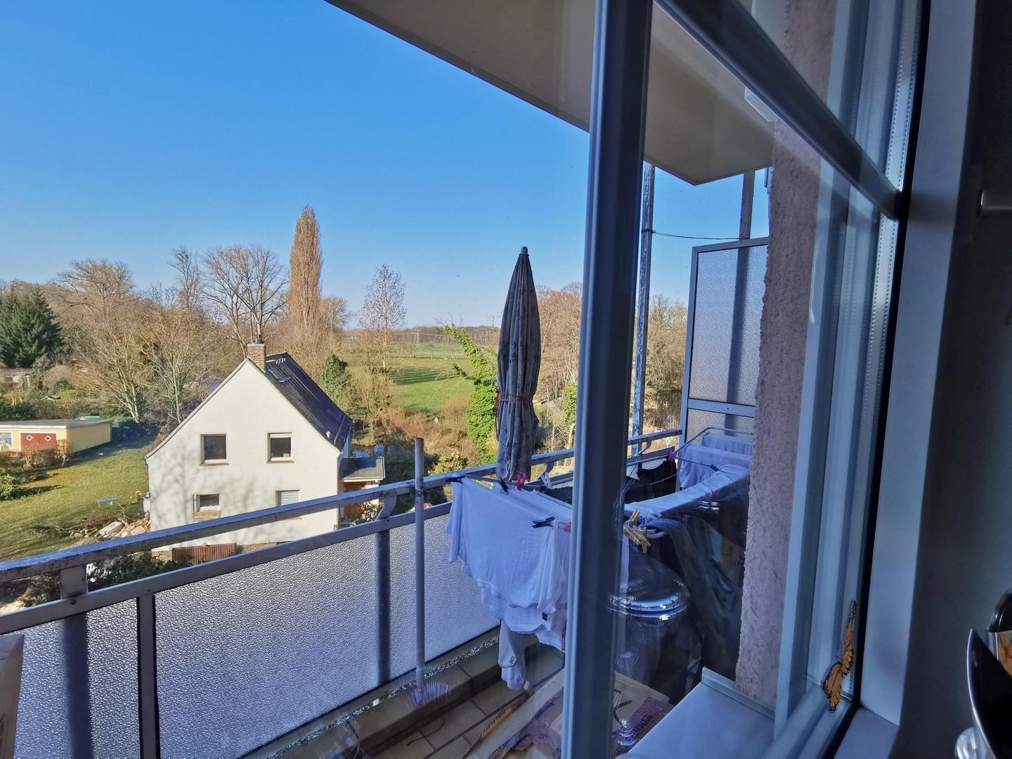 Balkon mit Blick nach Westen