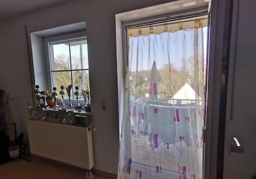 Wohnzimmer, Balkontüre