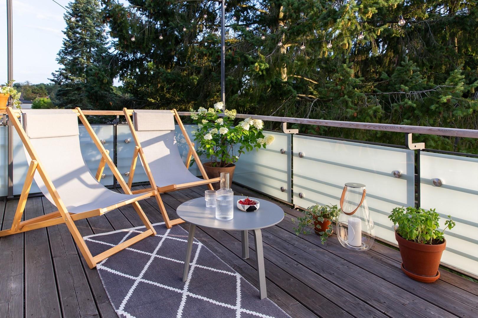 Architekten-Terrasse …