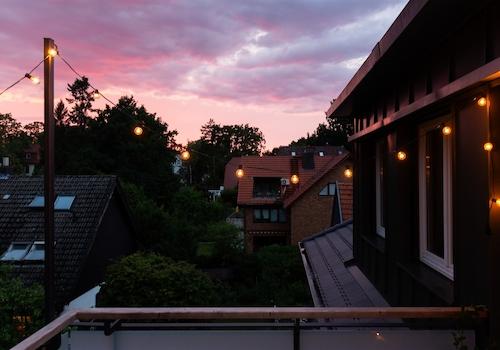 … und auf dem Abendhimmel