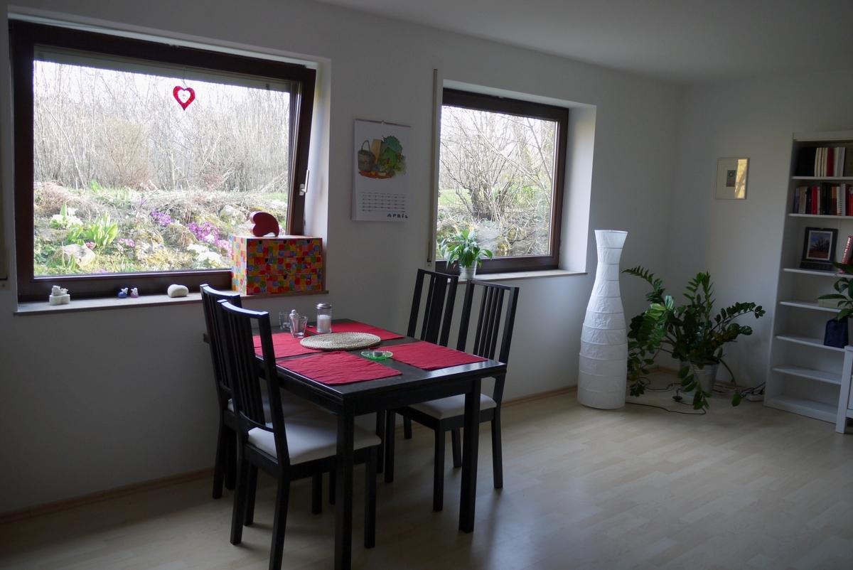 Wohnzimmer in der Einliegerwohnung