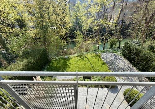 Blick vom Balkon