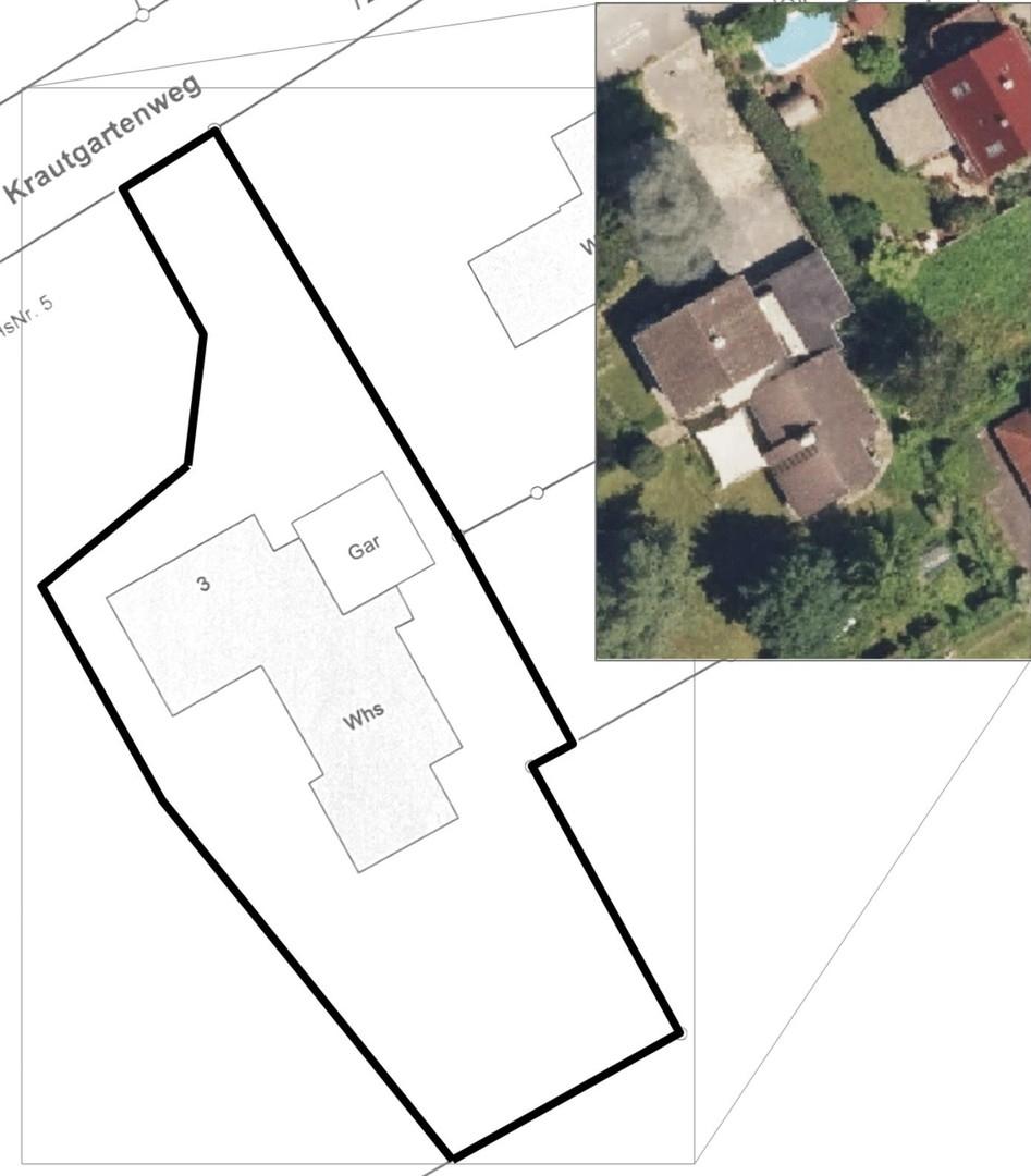 Lageplan, Luftbild 2025