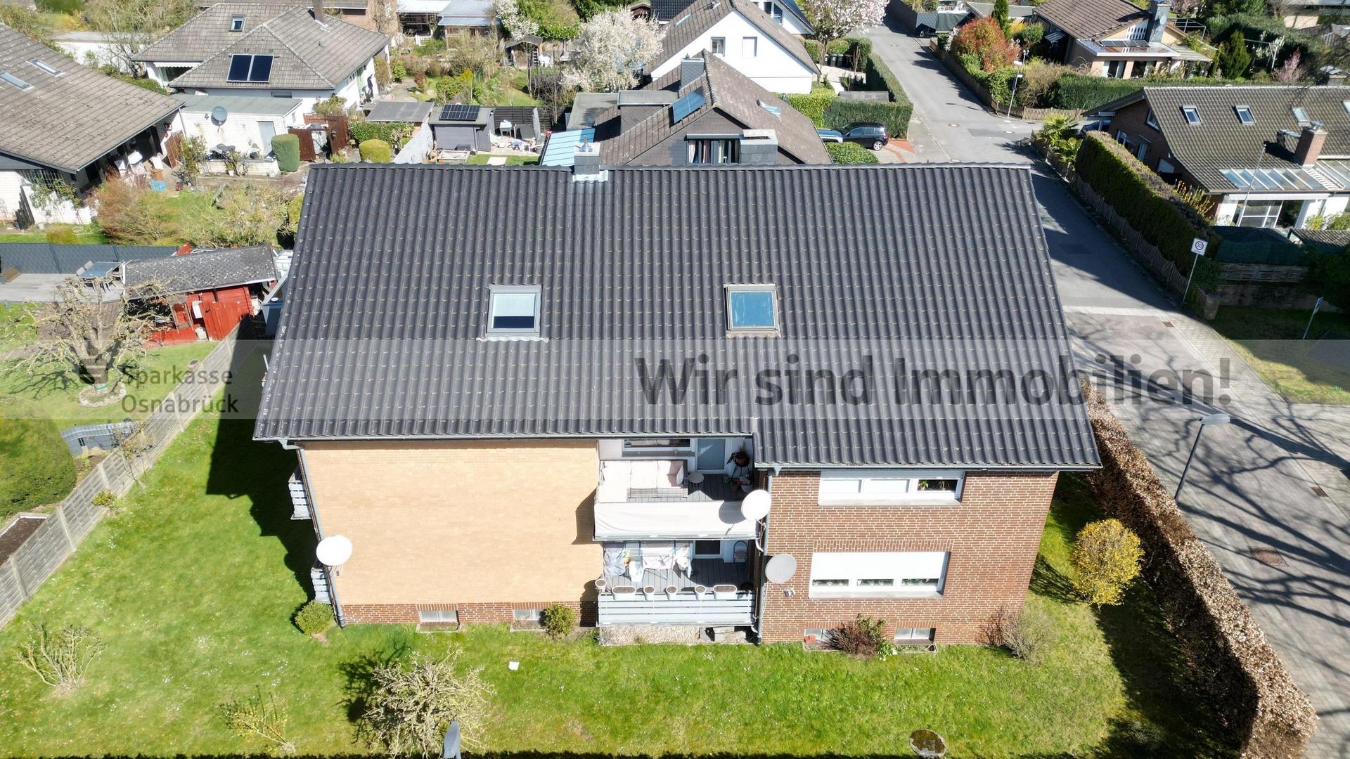 Drohnenaufnahme Südansicht