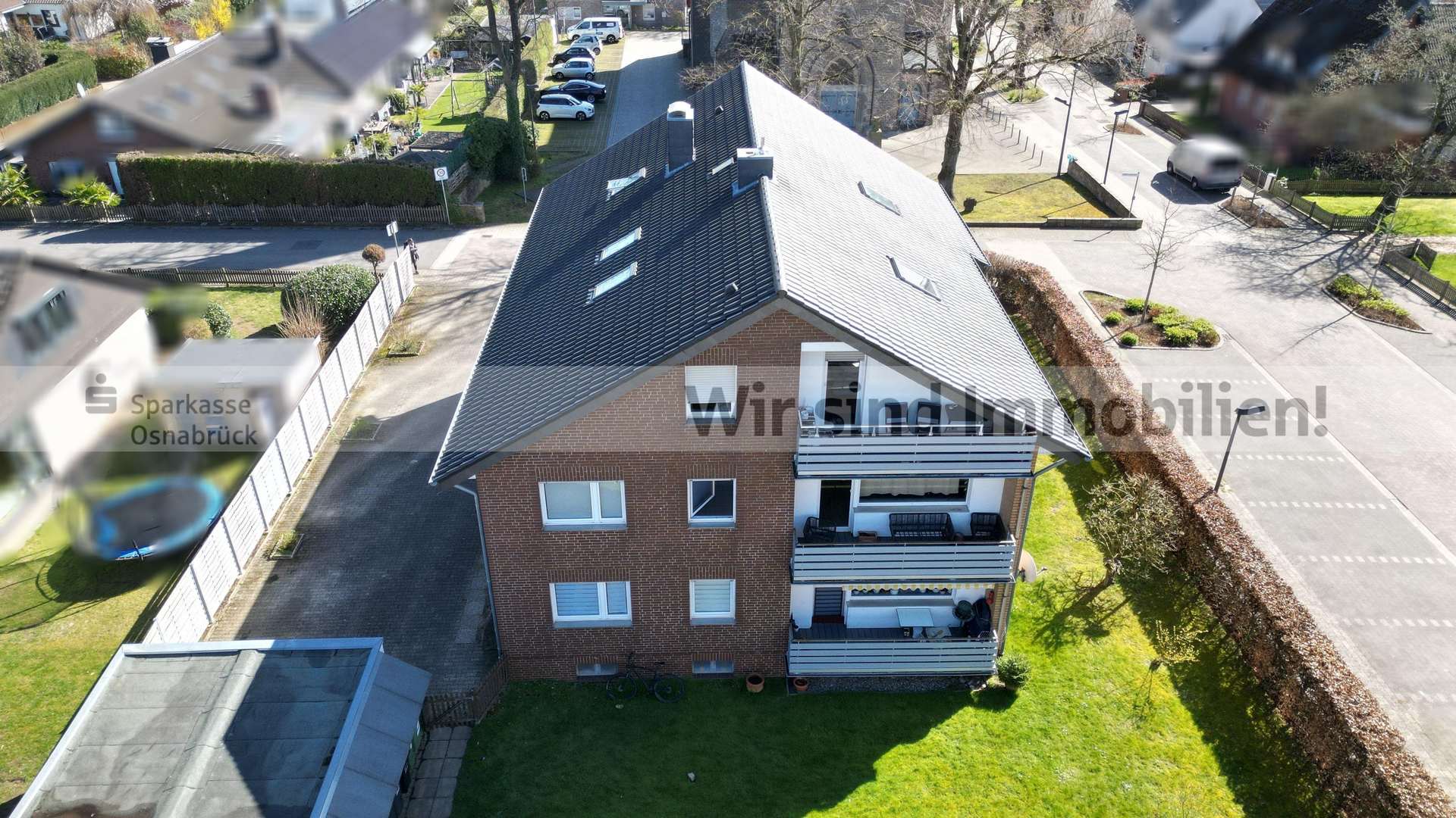 Drohnenaufnahme Westansicht