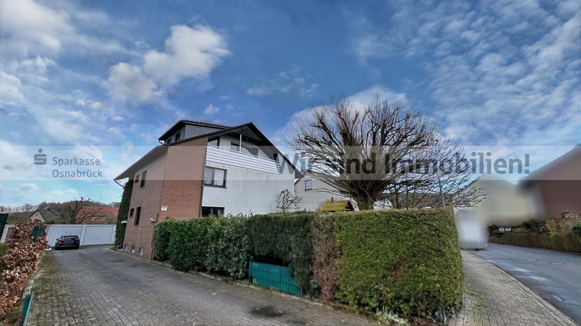 Blick Gartenseite