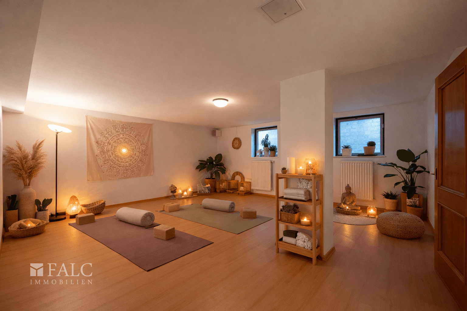 Einrichtungsbeispiel UG Zimmer Yogastudio