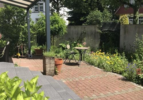 Garten / überdachte Terrasse 