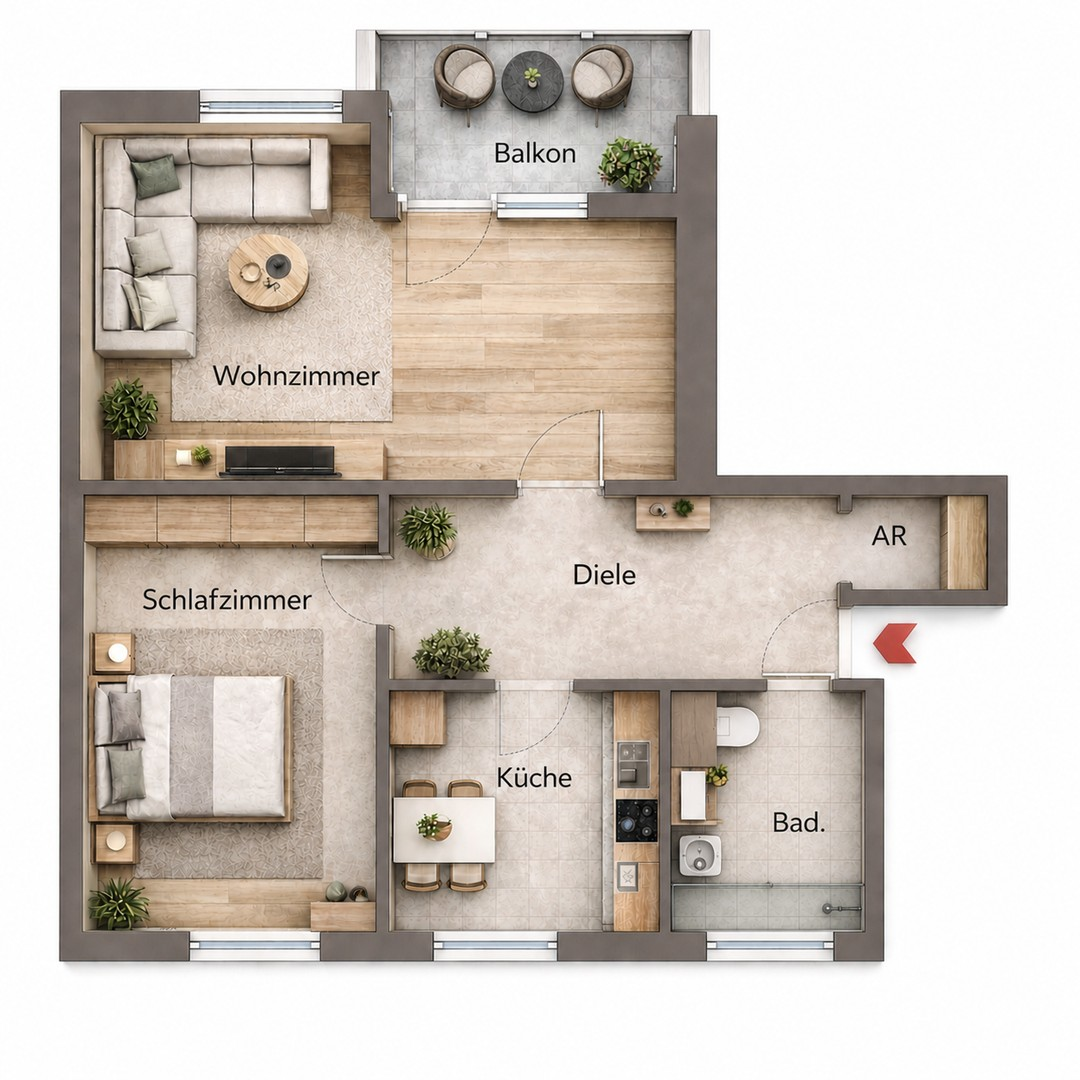 2 Etage