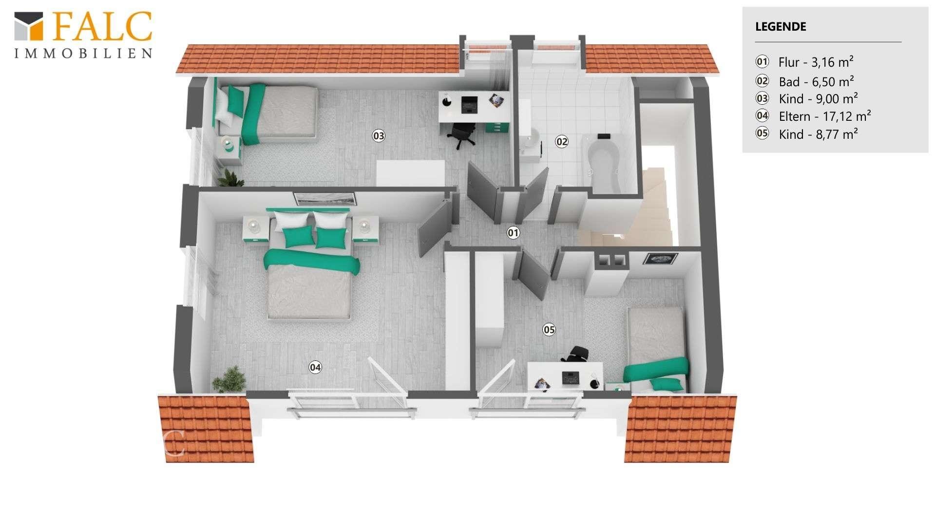 Grundriss- Obergeschoss 