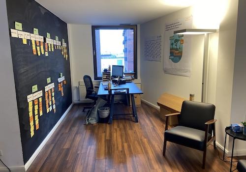 Büro 1 mit Elbblick