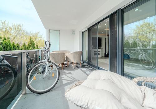 Balkon vom Wohnzimmer