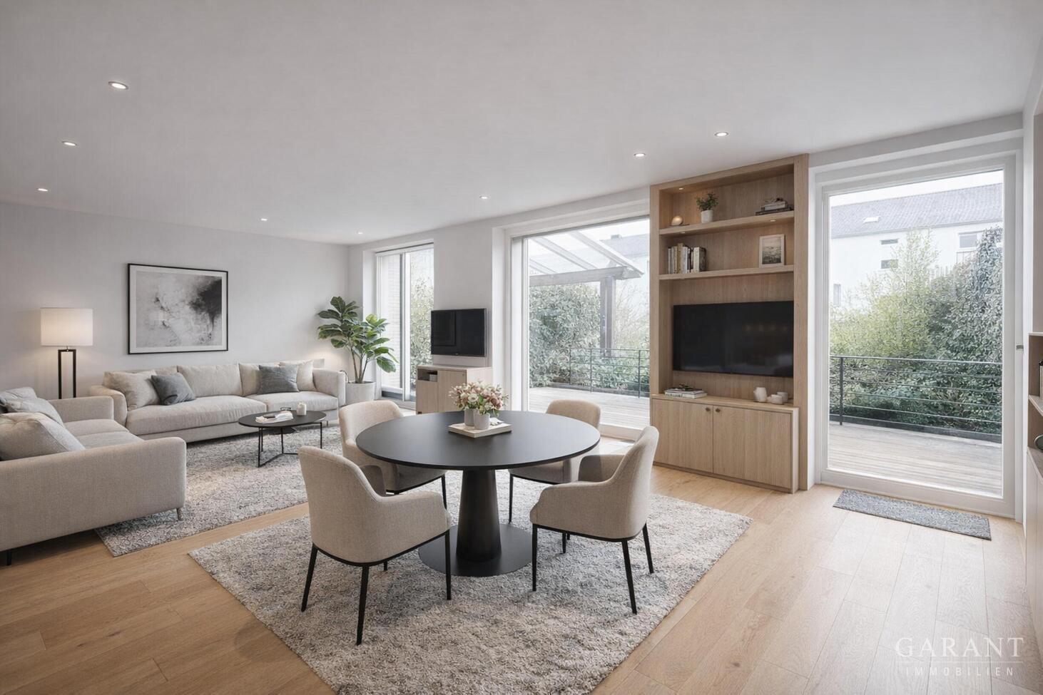 Visualisiertes Wohnzimmer