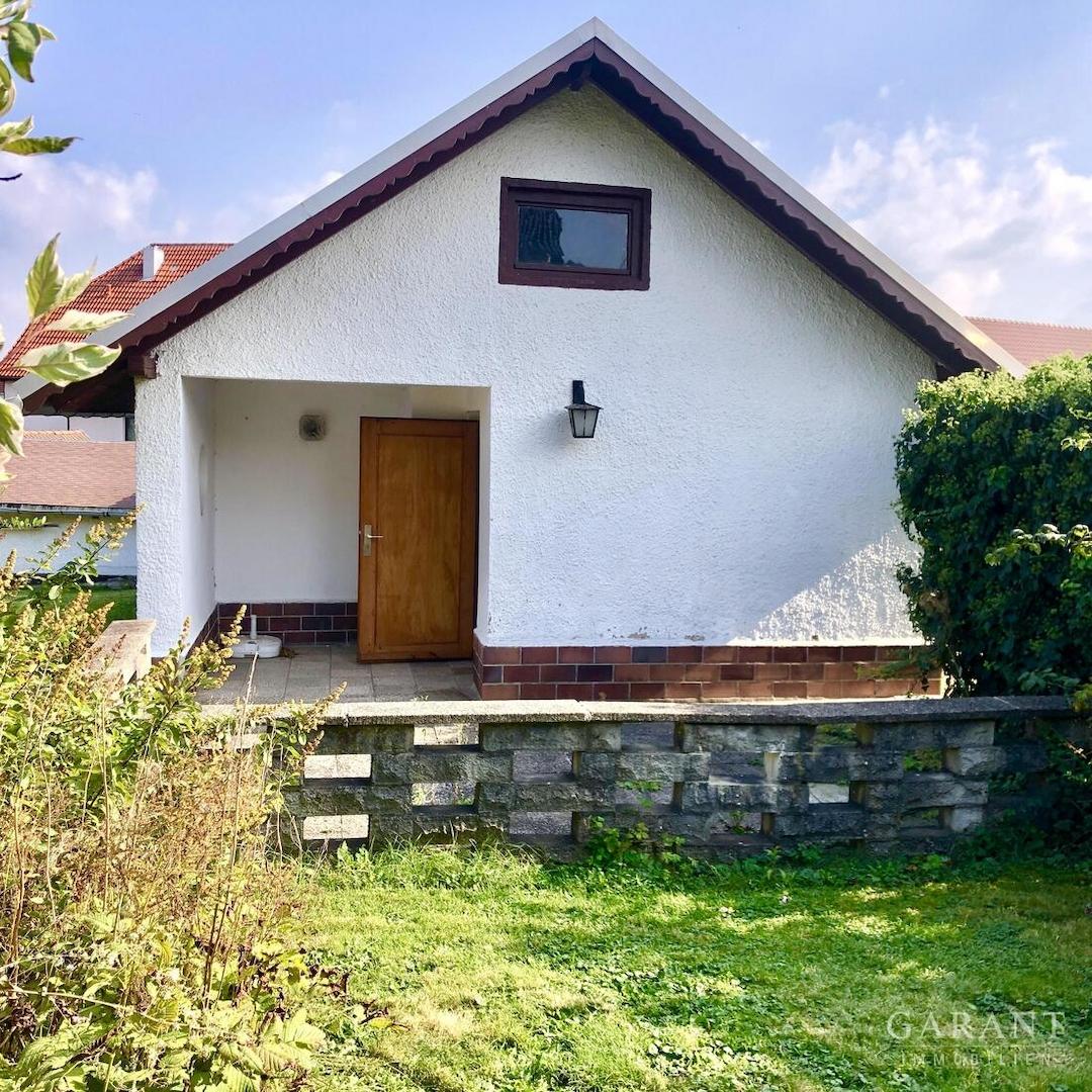 Gartenhaus Eingang 