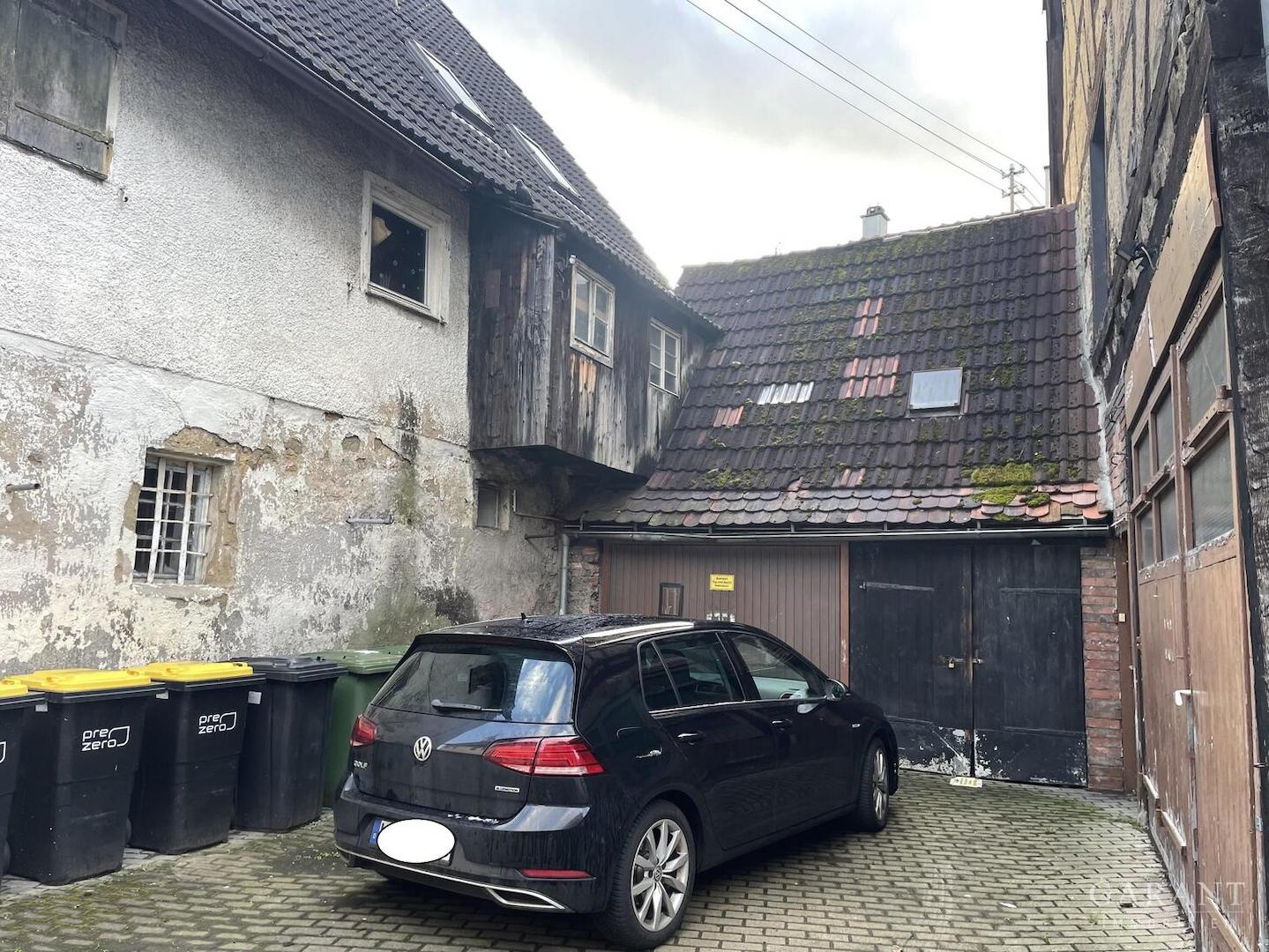 Ansicht Stellplatz-Garage