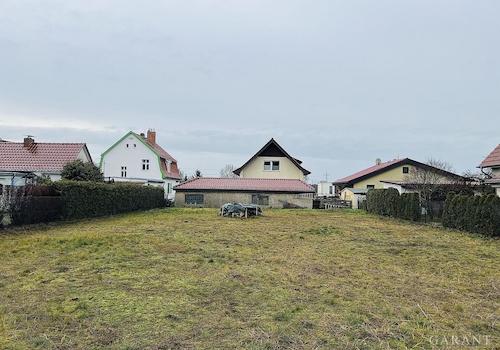Blick aufs Grundstück