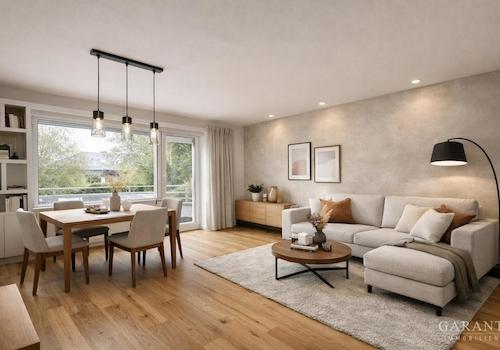 KI-Visualisierung Wohn-Esszimmer