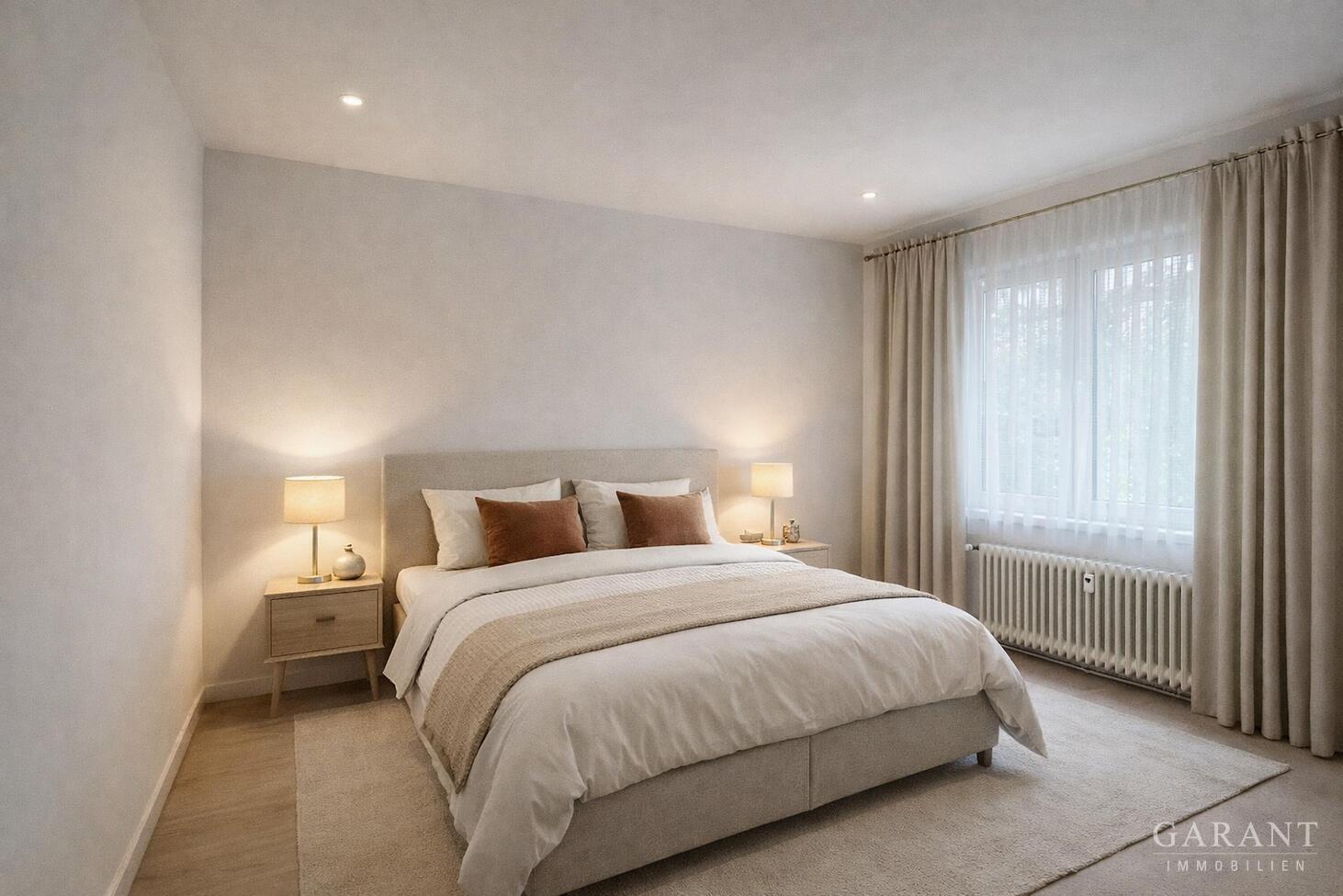 KI-Visualisierung Schlafzimmer O