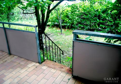 Blick vom Balkon