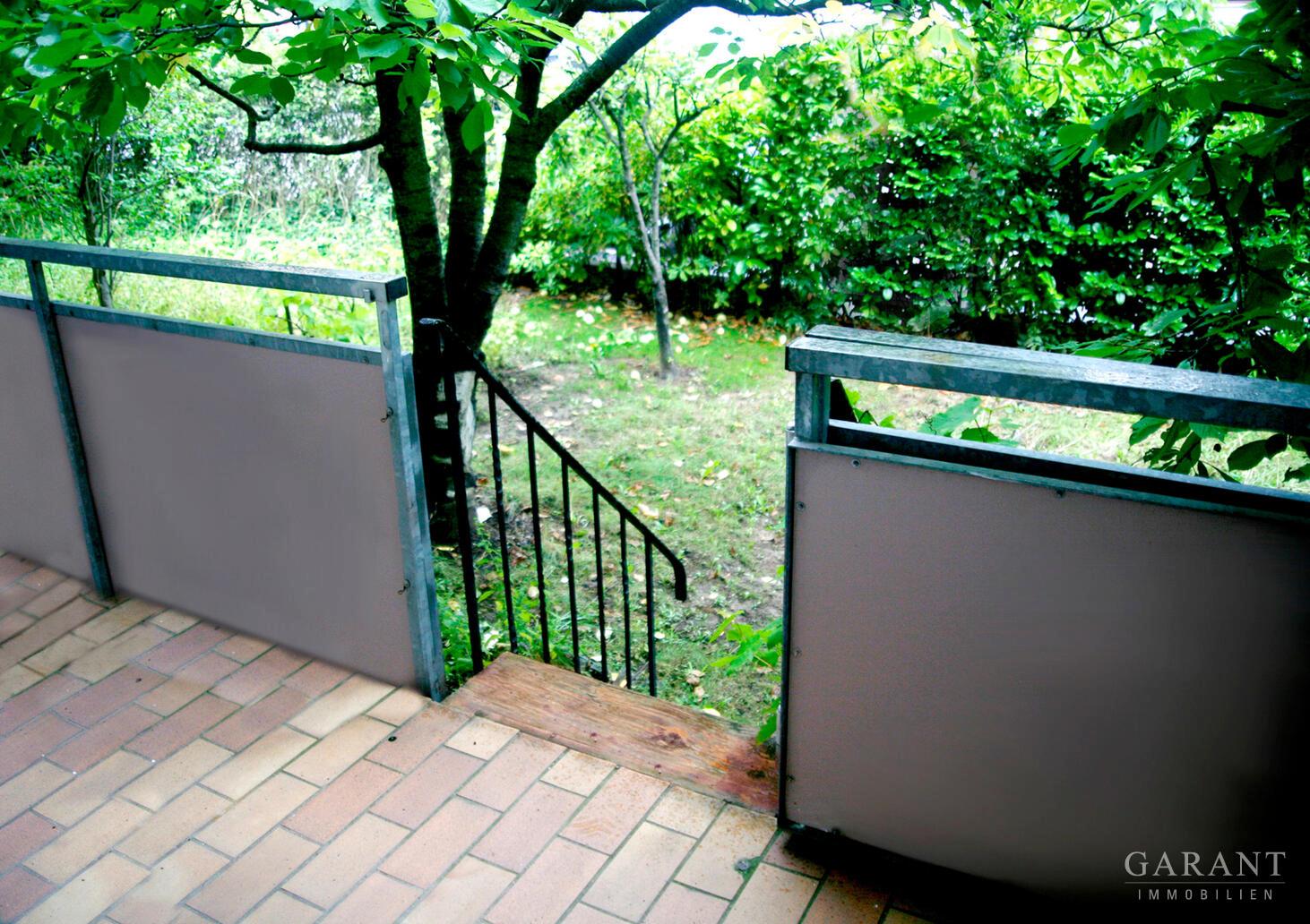Blick vom Balkon