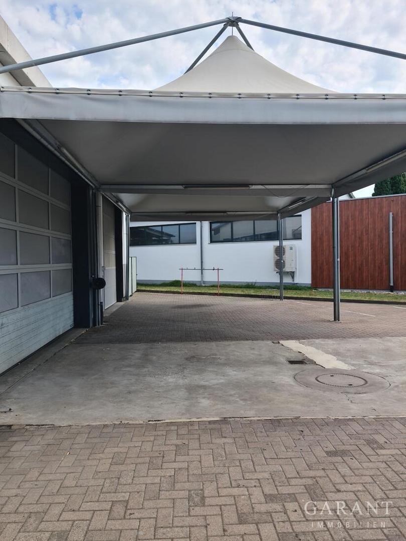 Werkstatt Überdachung