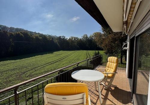 Balkon und Aussicht
