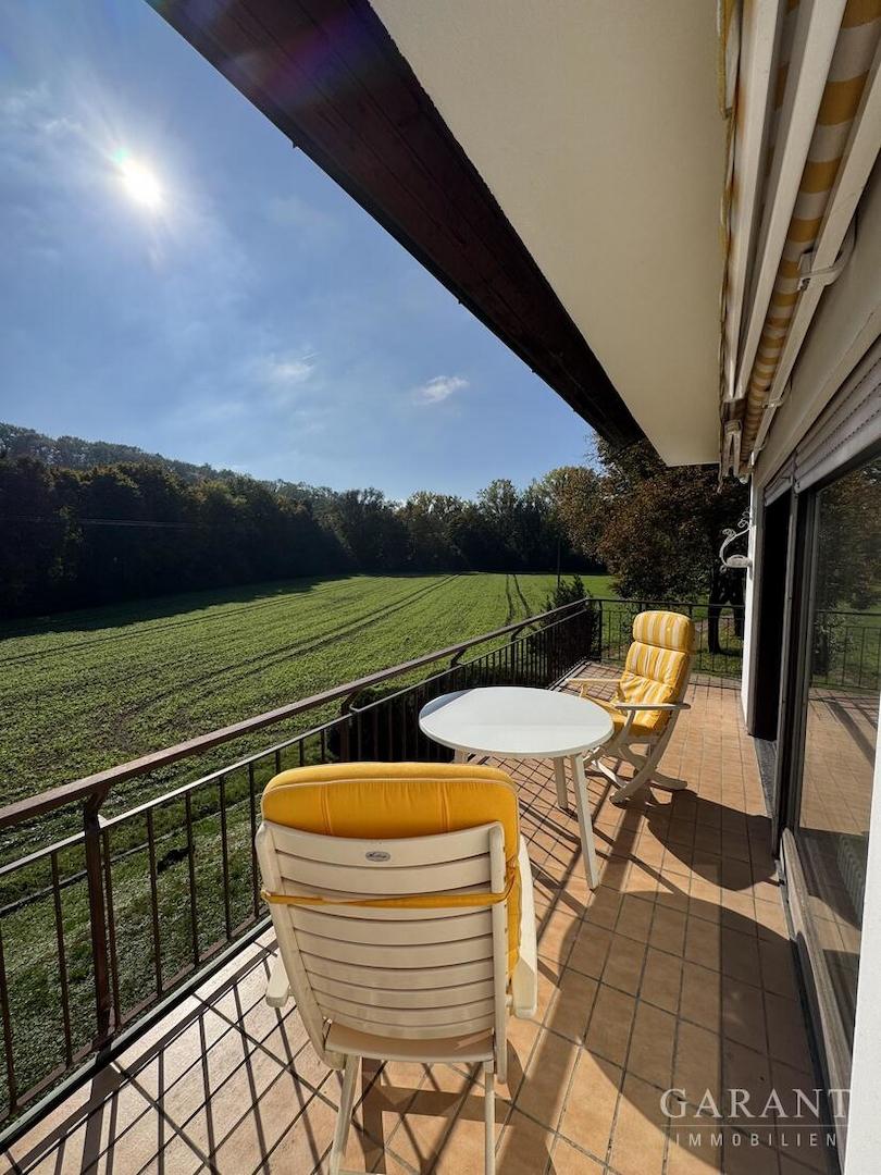 Balkon und Aussicht