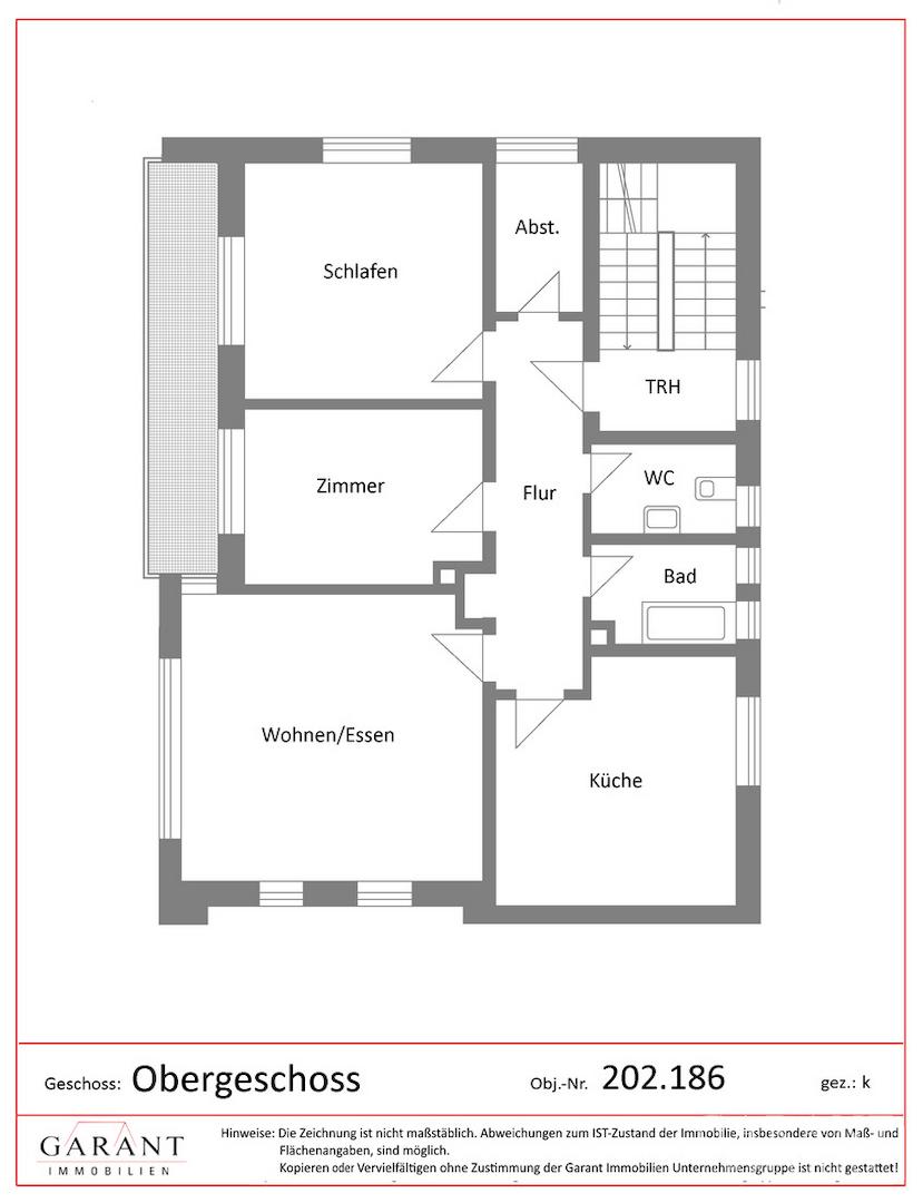 Grundriss Obergeschoss