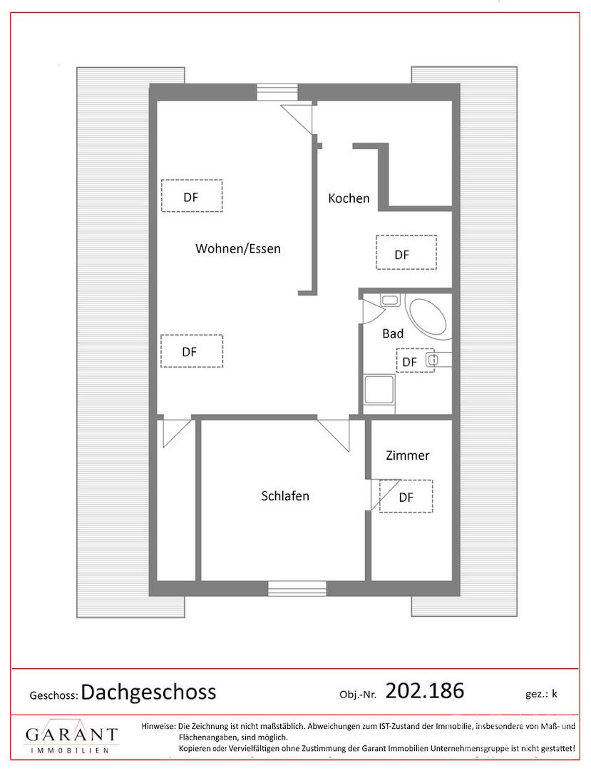 Grundriss Dachgeschoss