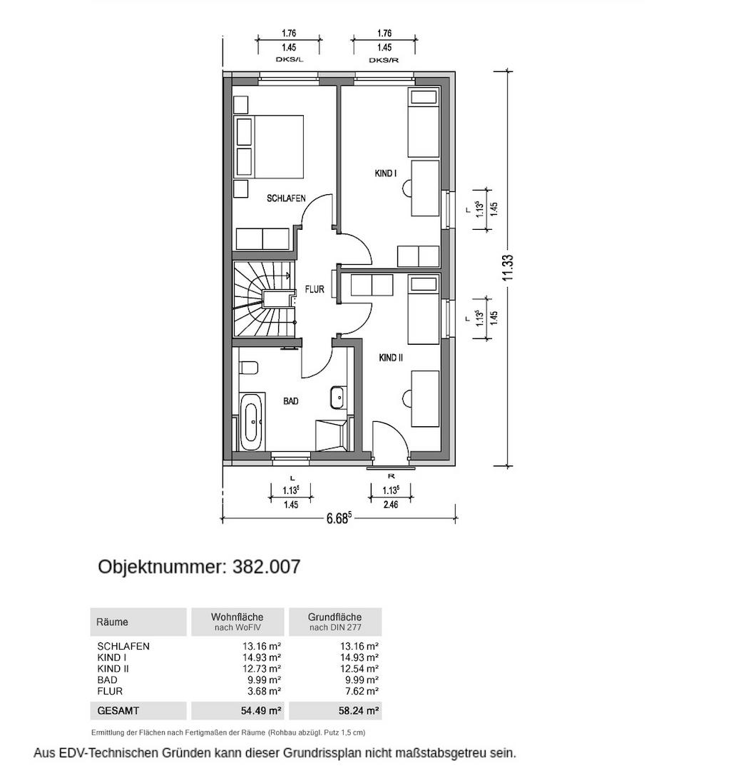 Grundriß OG