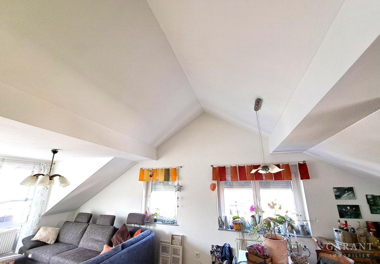 stylische Decke