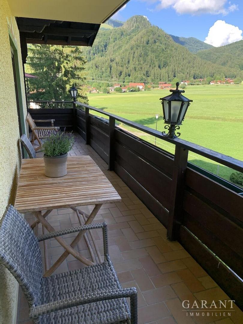 Blick vom Balkon