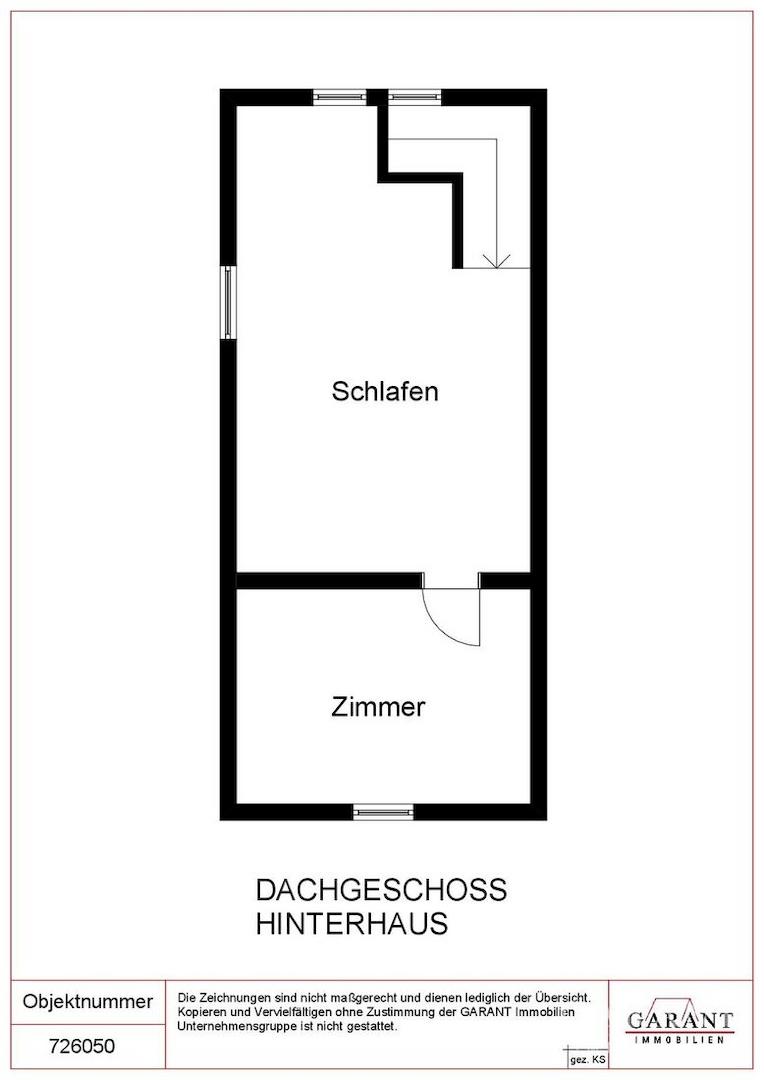 Obergeschoss Hinterhaus