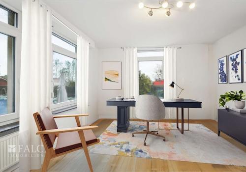 Arbeitszimmer - visualisiert