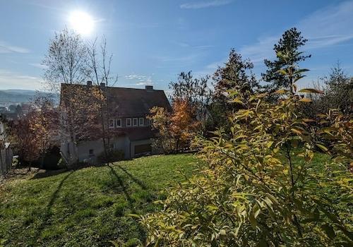 Blick aufs Haus