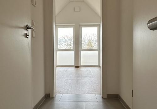 Blick von Treppe in Schlafen 2