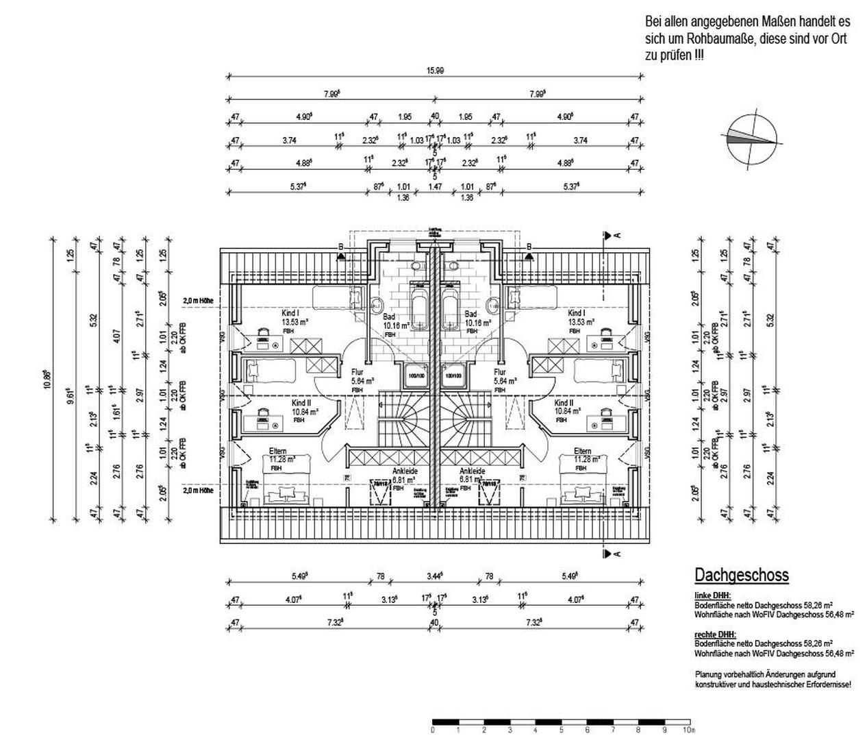 Dachgeschoss 14a/14b
