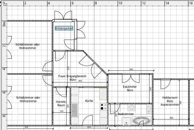 Plan haupthaus