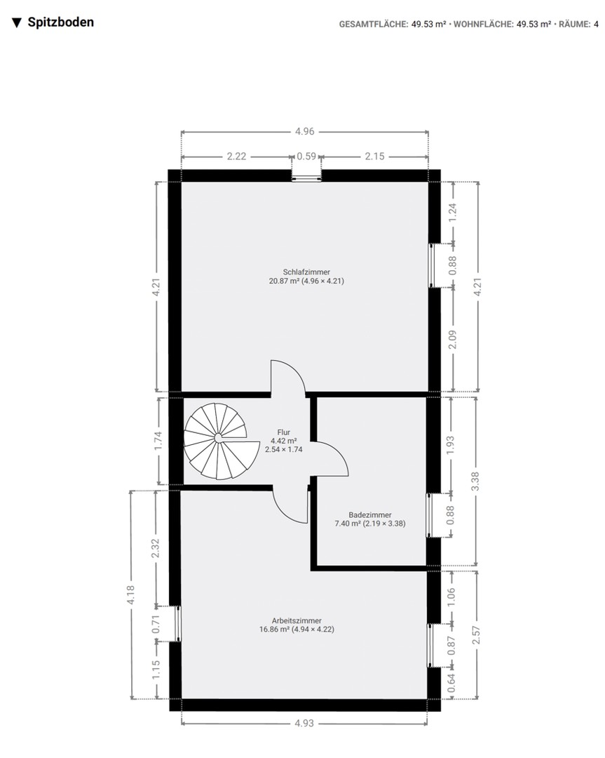Grundriss 4 OG