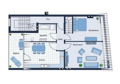 Grundriss Wohnung
