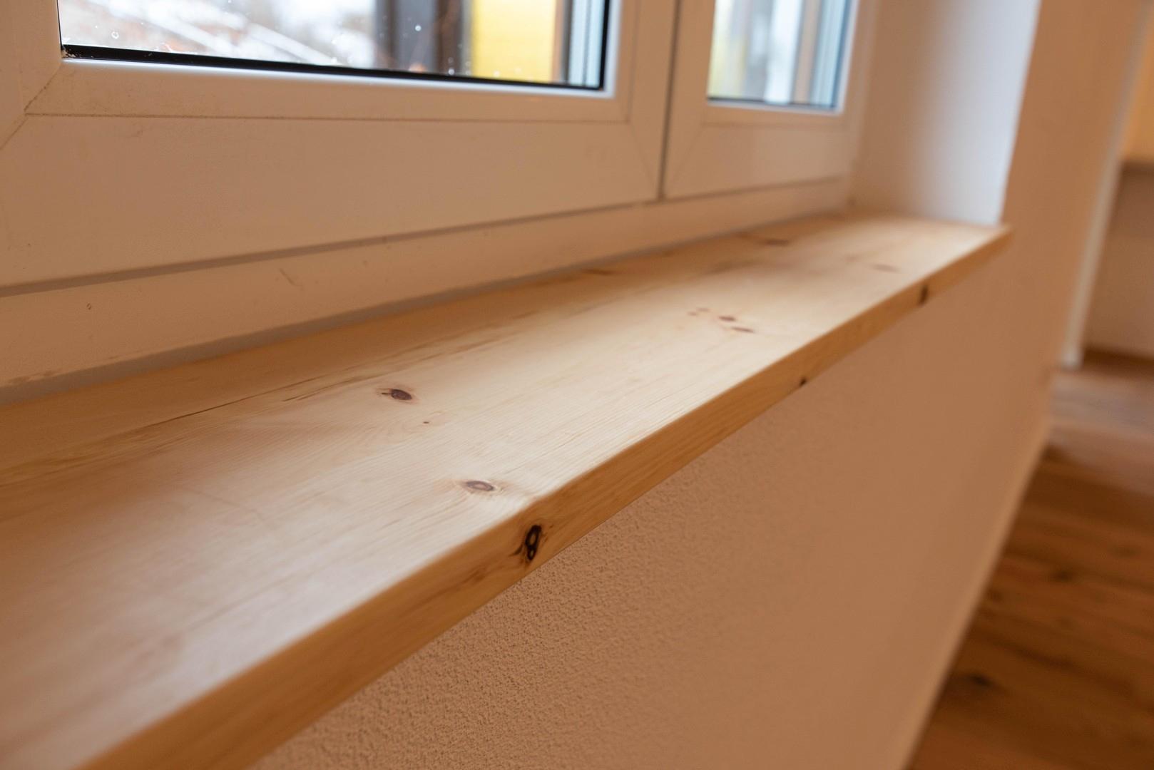 Zirbenholzfensterbank