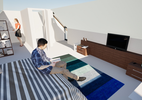 Schlafzimmer Dachspitz
